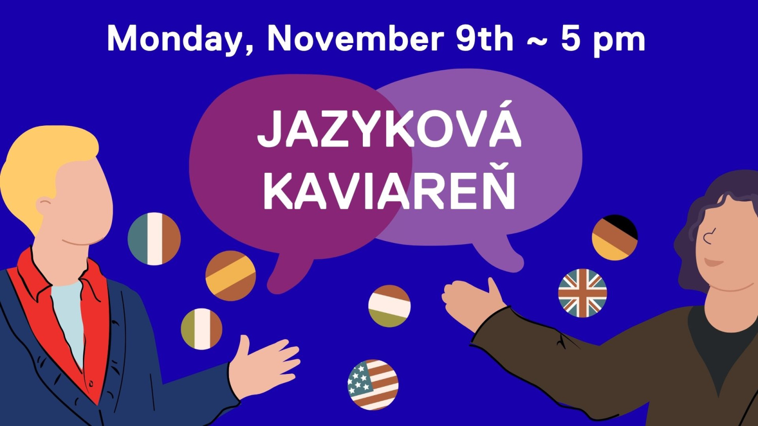 Jazyková kaviareň | Kácečko | 17:00